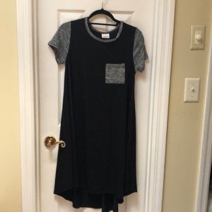 Black/heather gray Lularoe Carly